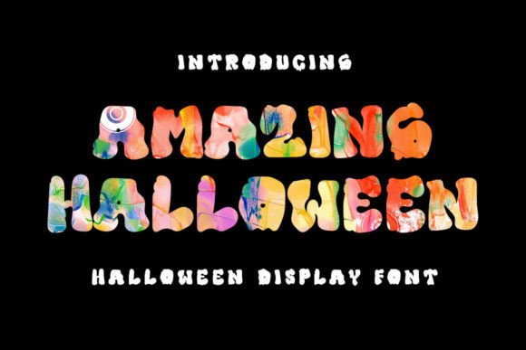 Amazing Halloween: A Display Font That Spooks and Stands Out