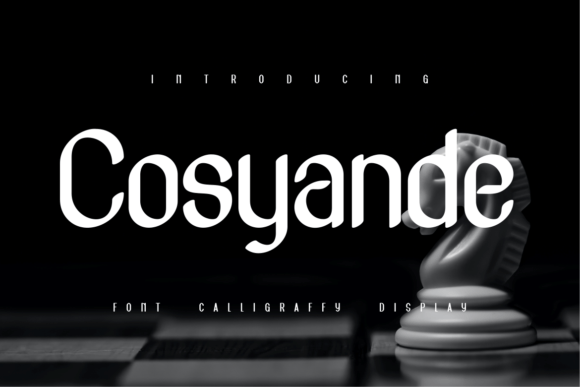 Cosyande: A Display Font for Modern Web Design