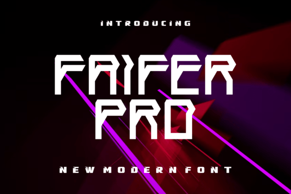 Faifer Pro: A Modern Font for Digital Design