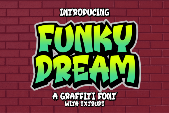 Funky Dream: A Bold Display Font for Web Design