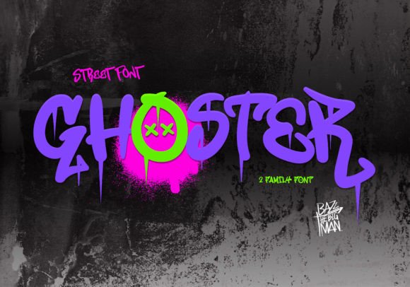 Ghoster: A Graffiti-Inspired Display Font for Bold Branding