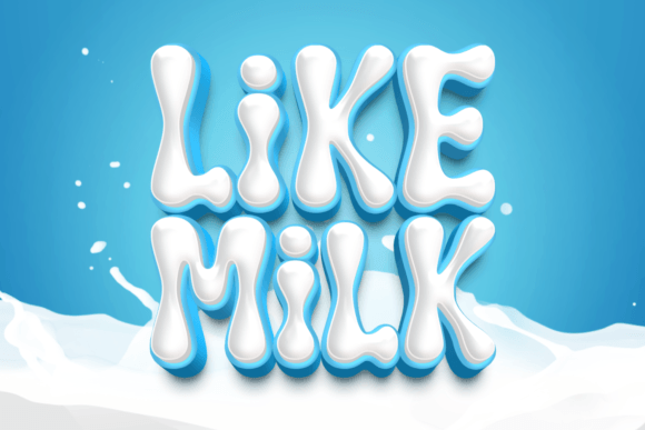 Like Milk: A Font That Adds Charm to Your Brand