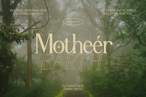 Motheér: A Serif Font for Elegant Craft Projects
