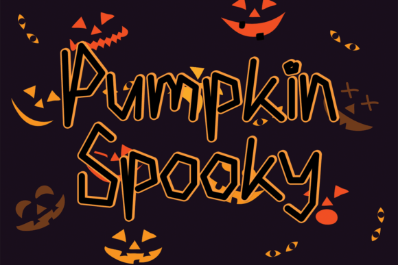 Pumpkin Spooky: A Bold Typographic Statement