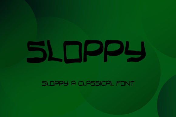 Sloppy: A Display Font That Feels Like a Sketch Come to Life
